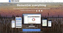 Desktop Screenshot of birdjournal.com